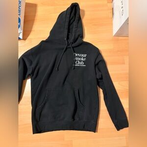Black Devour Smoke Club hoodie